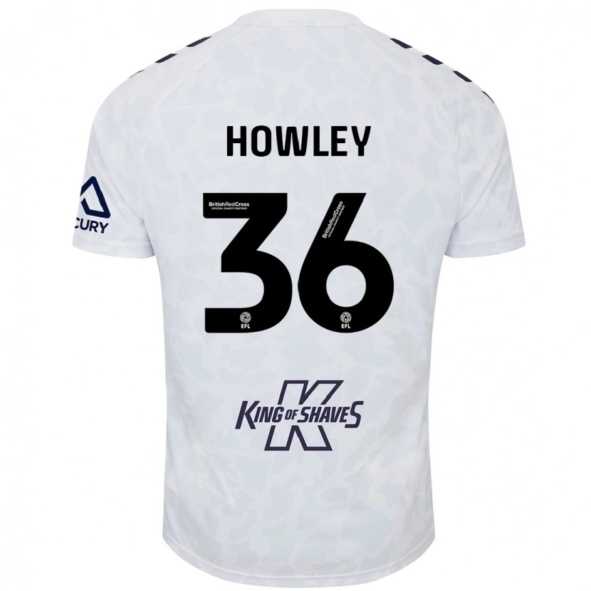 Danxen Dětské Ryan Howley #36 Bílý Daleko Hráčské Dresy 2024/25 Dres