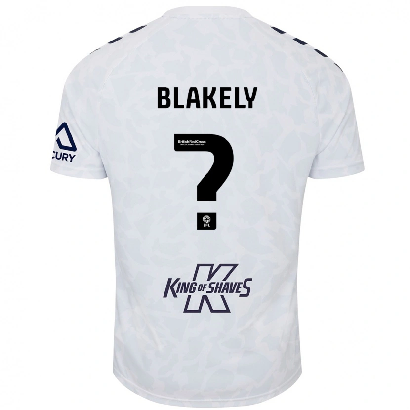 Danxen Dětské Ben Blakely #0 Bílý Daleko Hráčské Dresy 2024/25 Dres