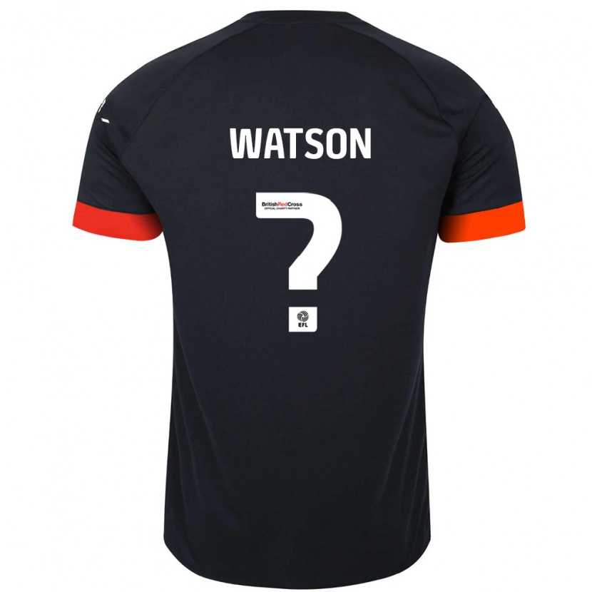 Danxen Dětské Louie Watson #0 Černá Oranžová Daleko Hráčské Dresy 2024/25 Dres