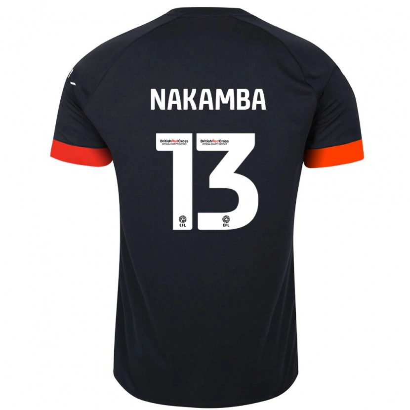 Danxen Dětské Marvelous Nakamba #13 Černá Oranžová Daleko Hráčské Dresy 2024/25 Dres