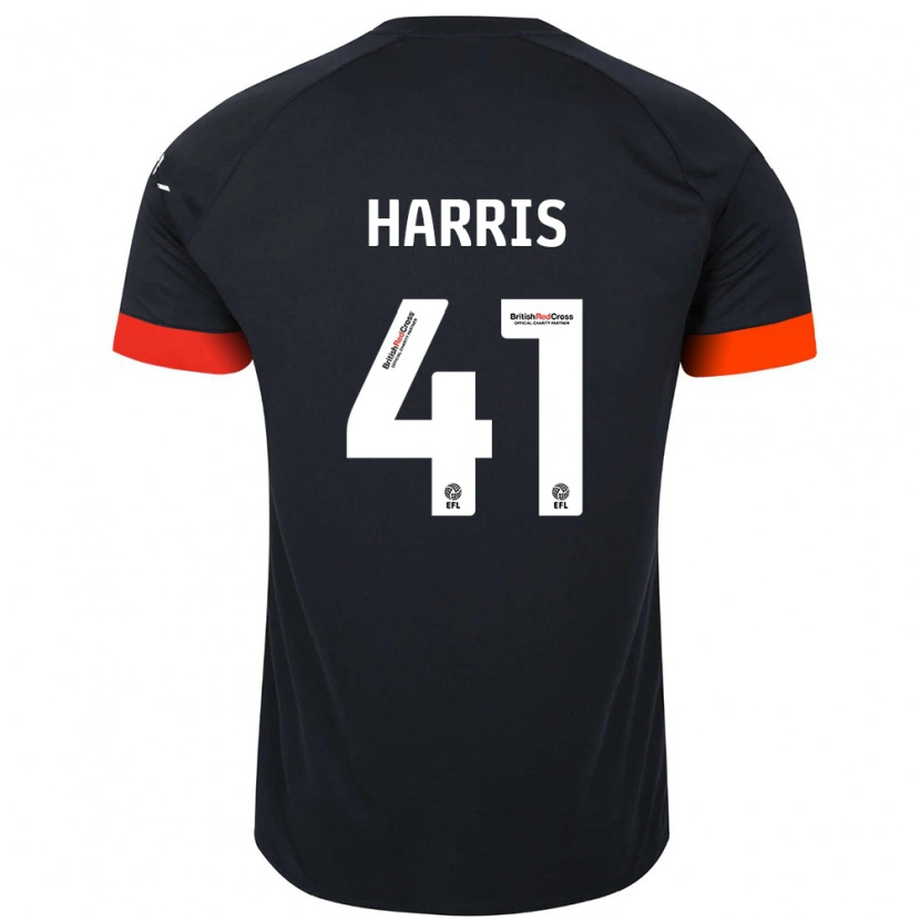 Danxen Dětské Taylan Harris #41 Černá Oranžová Daleko Hráčské Dresy 2024/25 Dres