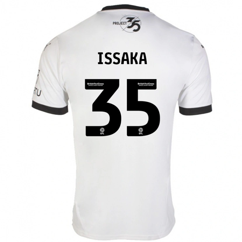 Danxen Dětské Freddie Issaka #35 Bílá Černá Daleko Hráčské Dresy 2024/25 Dres