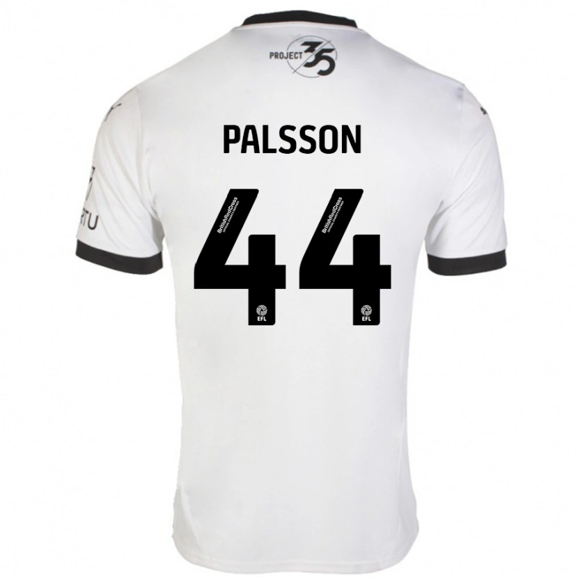 Danxen Dětské Victor Pálsson #44 Bílá Černá Daleko Hráčské Dresy 2024/25 Dres