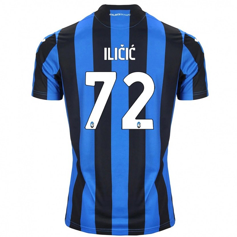 Danxen Pánské Josip Ilicic #72 Modrá Černá Domů Hráčské Dresy 2024/25 Dres