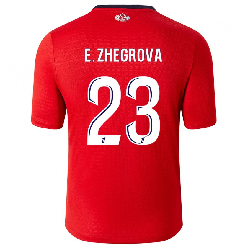 Danxen Pánské Edon Zhegrova #23 Červená Bílá Domů Hráčské Dresy 2024/25 Dres