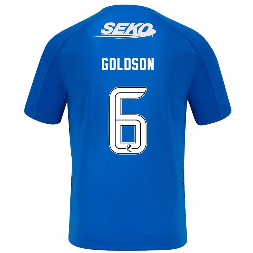 Danxen Pánské Connor Goldson #6 Tmavě Modrá Domů Hráčské Dresy 2024/25 Dres