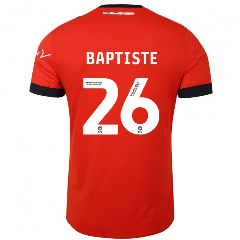 Danxen Pánské Shandon Baptiste #26 Oranžově Černá Domů Hráčské Dresy 2024/25 Dres