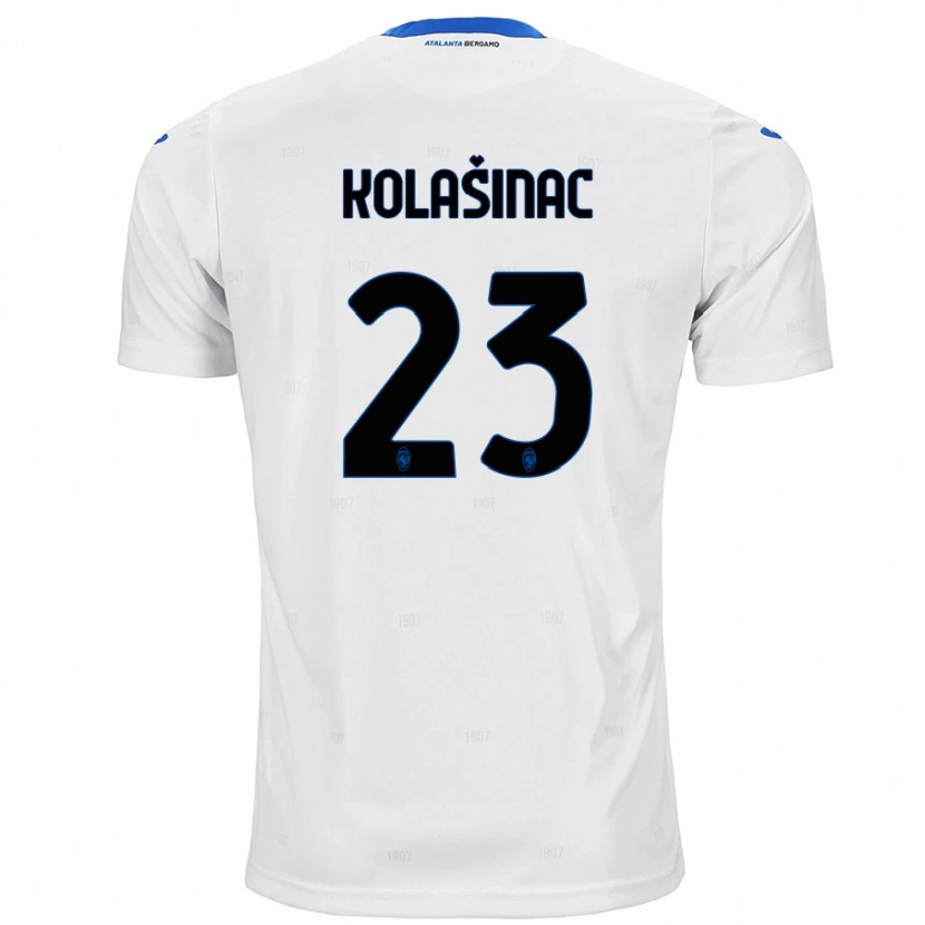 Danxen Pánské Sead Kolasinac #23 Bílý Daleko Hráčské Dresy 2024/25 Dres