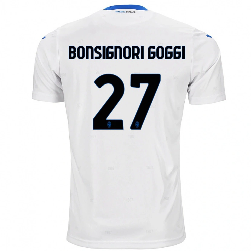 Danxen Pánské Lorenzo Bonsignori Goggi #27 Bílý Daleko Hráčské Dresy 2024/25 Dres