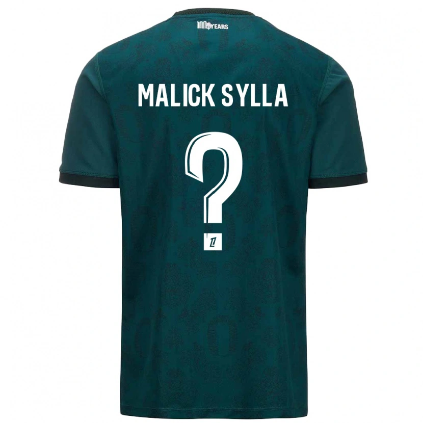 Danxen Pánské Malick Sylla #0 Tmavě Zelená Daleko Hráčské Dresy 2024/25 Dres