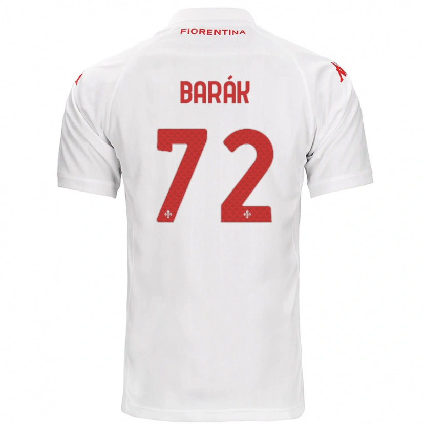 Danxen Pánské Antonín Barák #72 Bílý Daleko Hráčské Dresy 2024/25 Dres