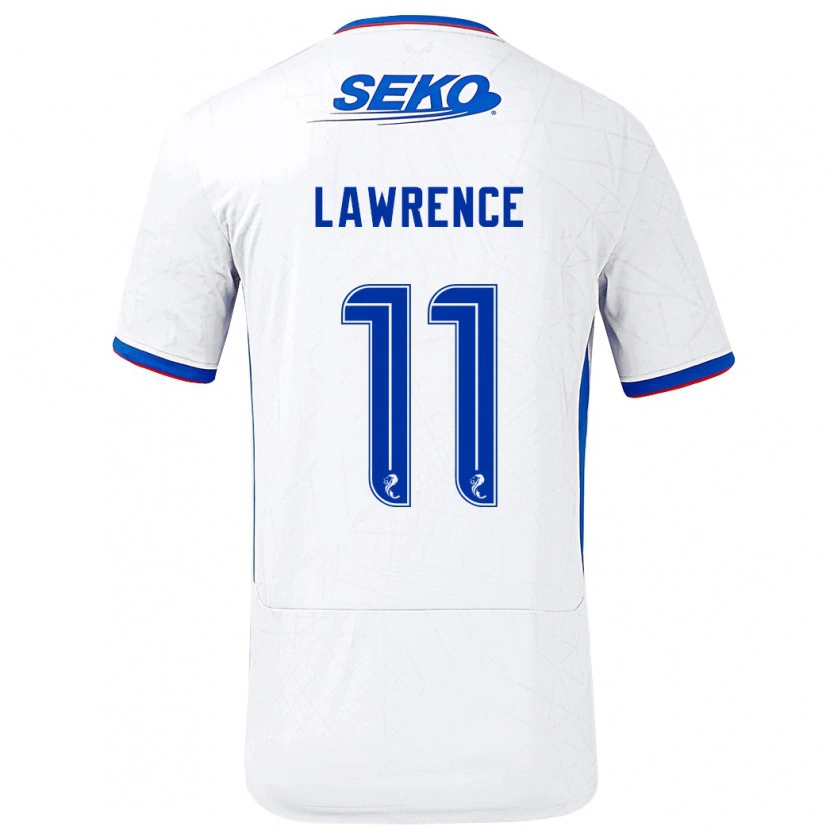 Danxen Pánské Tom Lawrence #11 Bílá Modrá Daleko Hráčské Dresy 2024/25 Dres