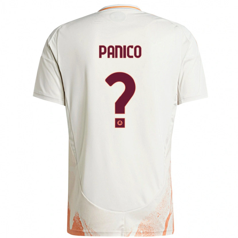 Danxen Pánské Francesco Panico #0 Krémová Bílá Oranžová Daleko Hráčské Dresy 2024/25 Dres