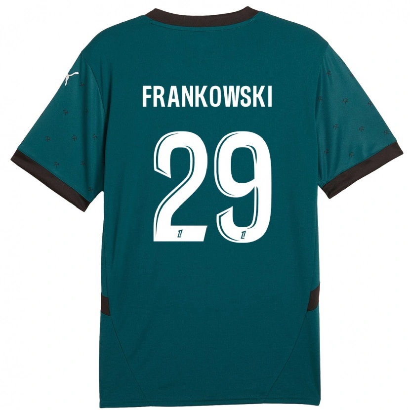 Danxen Pánské Przemyslaw Frankowski #29 Tmavě Zelená Daleko Hráčské Dresy 2024/25 Dres