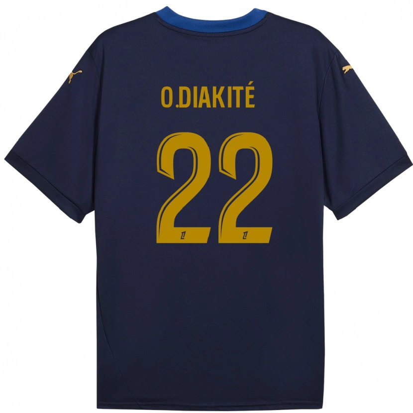 Danxen Pánské Oumar Diakité #22 Námořnické Zlato Daleko Hráčské Dresy 2024/25 Dres