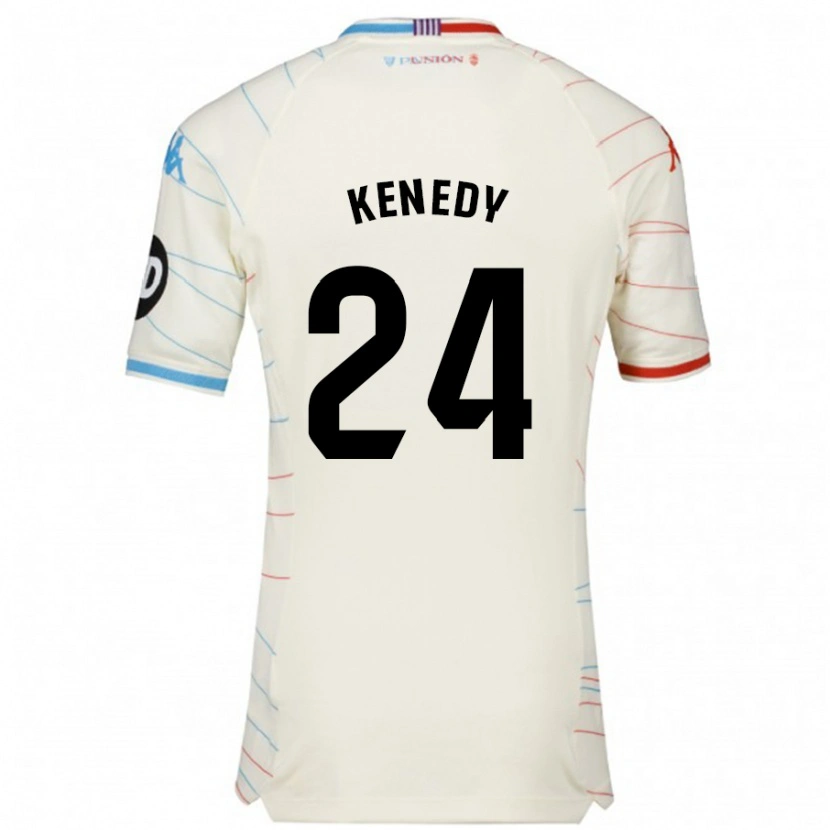 Danxen Pánské Kenedy #24 Bílá Červená Modrá Daleko Hráčské Dresy 2024/25 Dres