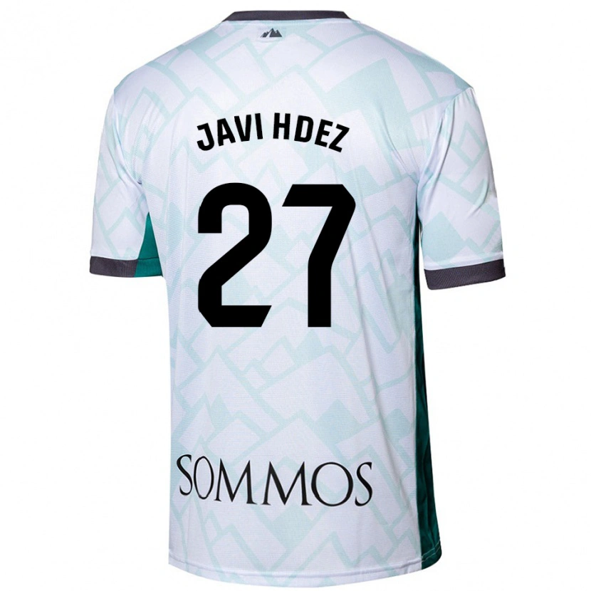 Danxen Pánské Javi Hernández #27 Bílá Zelená Daleko Hráčské Dresy 2024/25 Dres