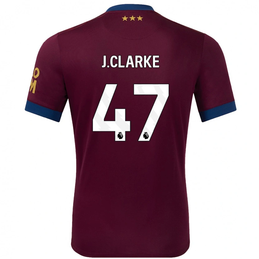 Danxen Pánské Jack Clarke #47 Hnědý Daleko Hráčské Dresy 2024/25 Dres