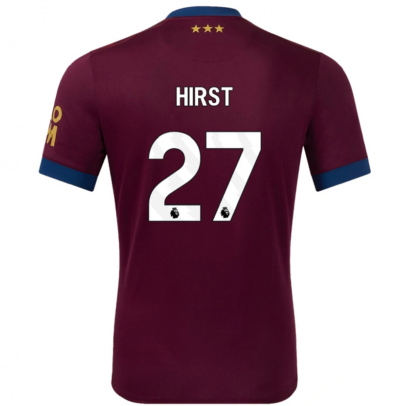 Danxen Pánské George Hirst #27 Hnědý Daleko Hráčské Dresy 2024/25 Dres