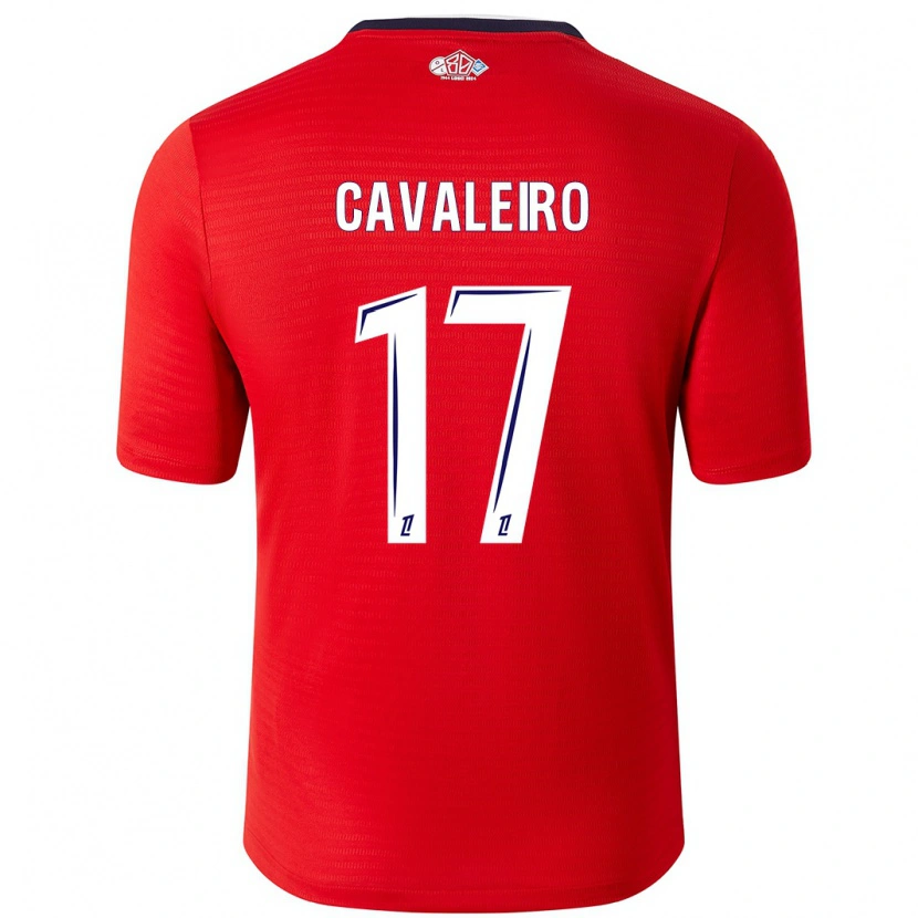 Danxen Dámské Ivan Cavaleiro #17 Červená Bílá Domů Hráčské Dresy 2024/25 Dres