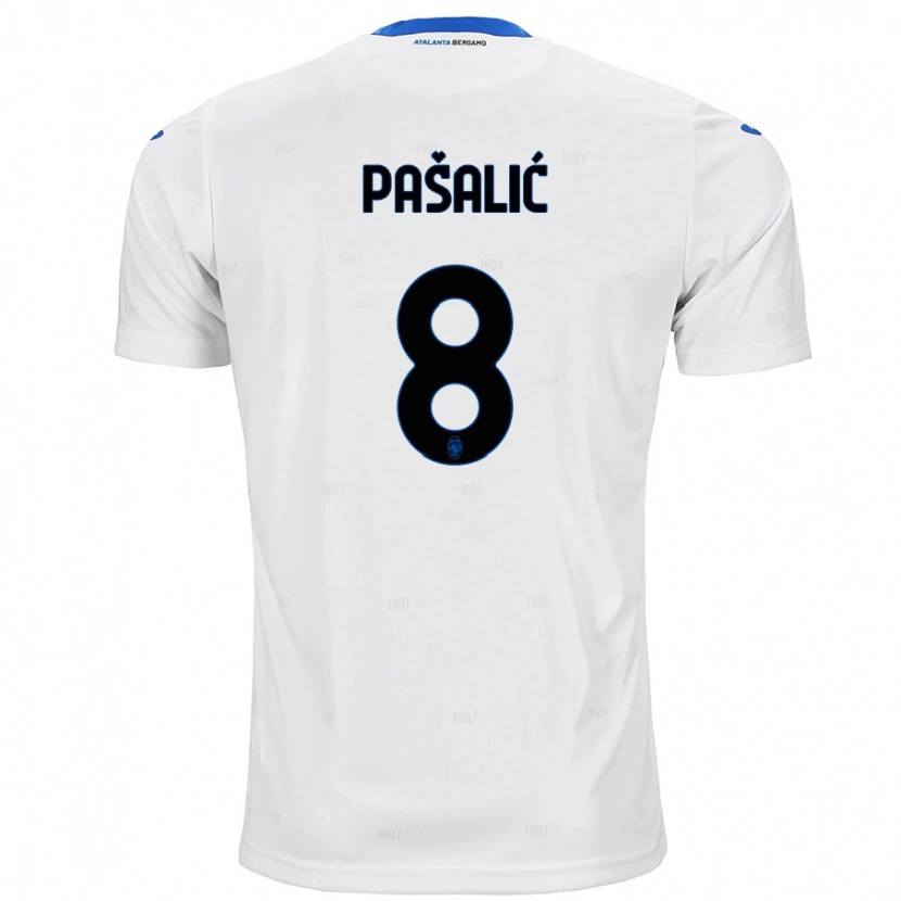 Danxen Dámské Mario Pasalic #8 Bílý Daleko Hráčské Dresy 2024/25 Dres