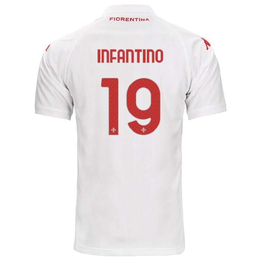 Danxen Dámské Gino Infantino #19 Bílý Daleko Hráčské Dresy 2024/25 Dres