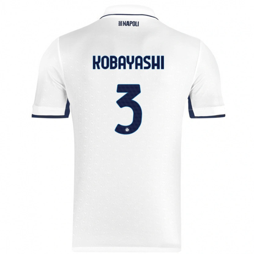 Danxen Dámské Miharu Kobayashi #3 Bílá Královská Modrá Daleko Hráčské Dresy 2024/25 Dres