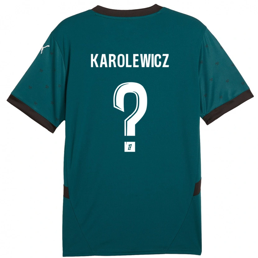 Danxen Dámské Roman Karolewicz #0 Tmavě Zelená Daleko Hráčské Dresy 2024/25 Dres