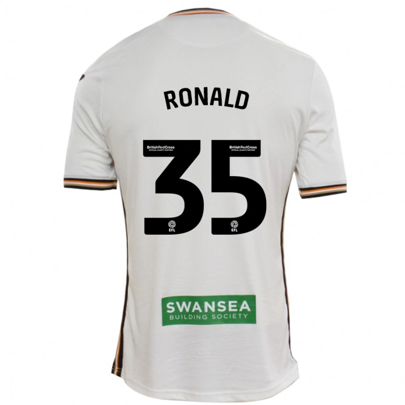 Danxen Dětské Ronald #35 Bílý Domů Hráčské Dresy 2024/25 Dres