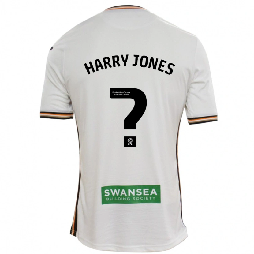 Danxen Dětské Harry Jones #0 Bílý Domů Hráčské Dresy 2024/25 Dres