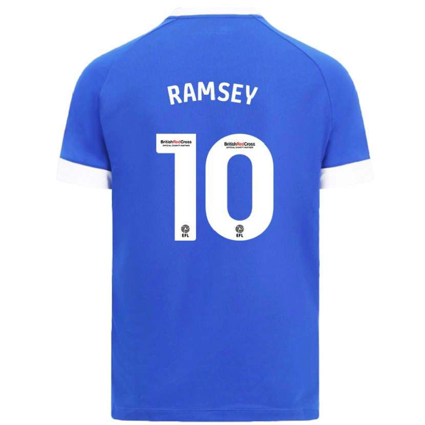 Danxen Dětské Aaron Ramsey #10 Nebesky Modrá Domů Hráčské Dresy 2024/25 Dres