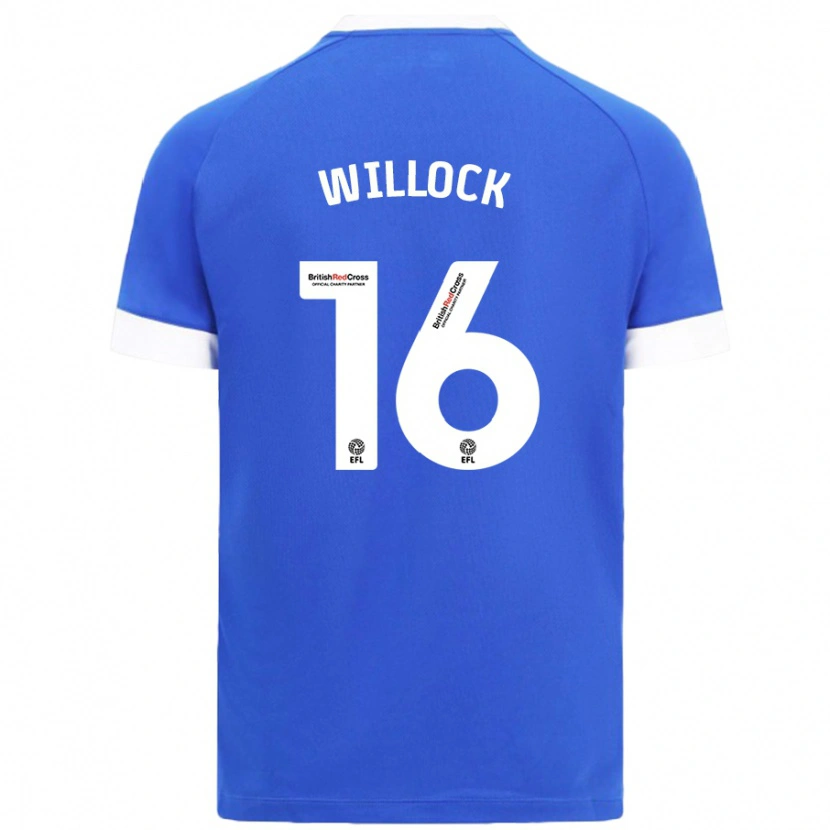 Danxen Dětské Chris Willock #16 Nebesky Modrá Domů Hráčské Dresy 2024/25 Dres