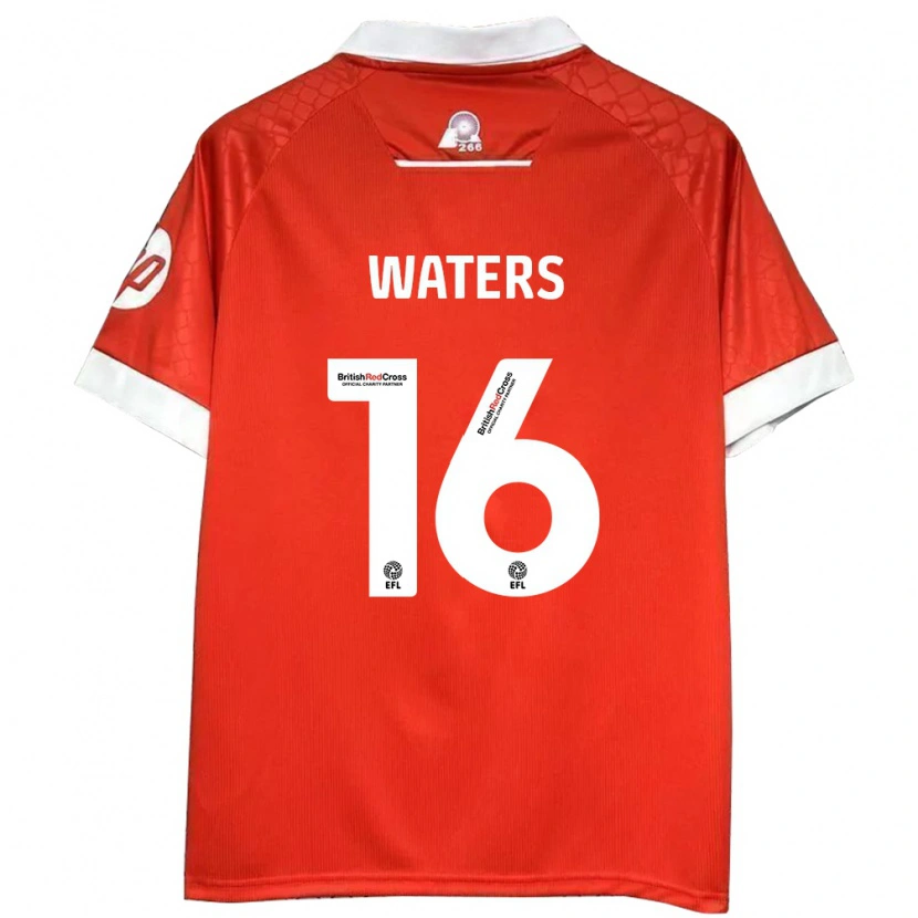 Danxen Dětské Billy Waters #16 Červená Bílá Domů Hráčské Dresy 2024/25 Dres