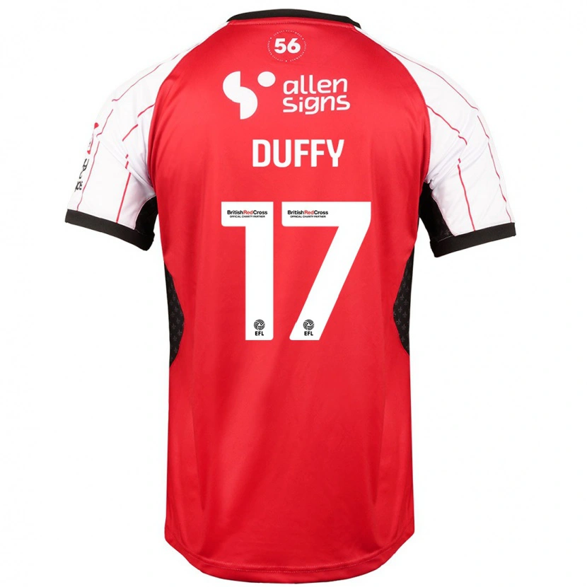 Danxen Dětské Dylan Duffy #17 Bílý Domů Hráčské Dresy 2024/25 Dres