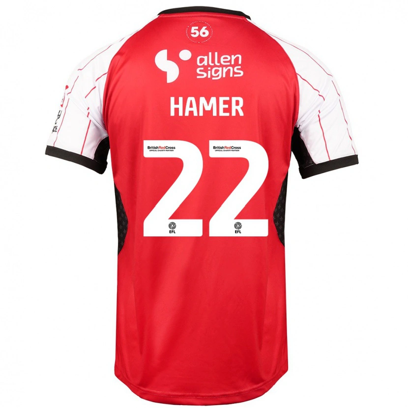 Danxen Dětské Tom Hamer #22 Bílý Domů Hráčské Dresy 2024/25 Dres