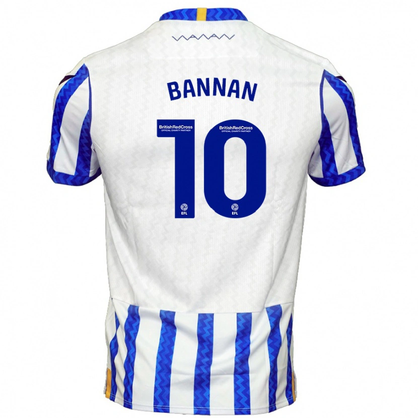 Danxen Dětské Barry Bannan #10 Modrá Bílá Domů Hráčské Dresy 2024/25 Dres