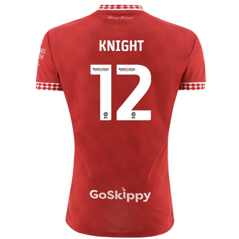 Danxen Dětské Jason Knight #12 Červený Domů Hráčské Dresy 2024/25 Dres