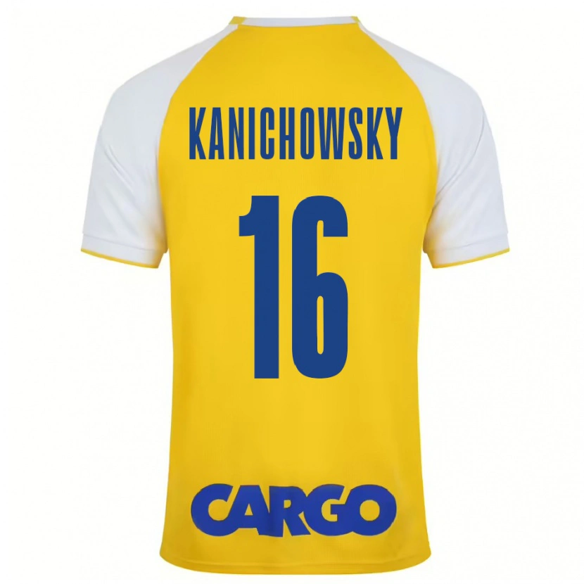 Danxen Dětské Gabi Kanichowsky #16 Žlutá Bílá Domů Hráčské Dresy 2024/25 Dres