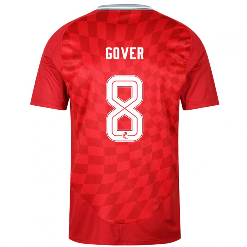 Danxen Dětské Chloe Gover #8 Červený Domů Hráčské Dresy 2024/25 Dres