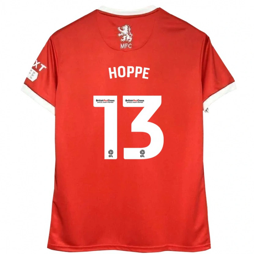 Danxen Dětské Matthew Hoppe #13 Červená Bílá Domů Hráčské Dresy 2024/25 Dres