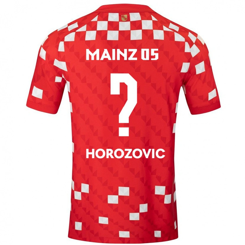 Danxen Dětské Sean Horozovic #0 Bílá Červená Domů Hráčské Dresy 2024/25 Dres