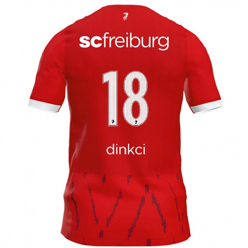 Danxen Dětské Eren Dinkci #18 Červený Domů Hráčské Dresy 2024/25 Dres