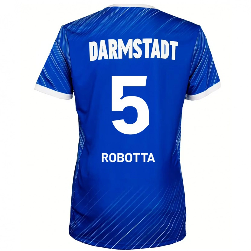 Danxen Dětské Maurizio Robotta #5 Modrá Bílá Domů Hráčské Dresy 2024/25 Dres