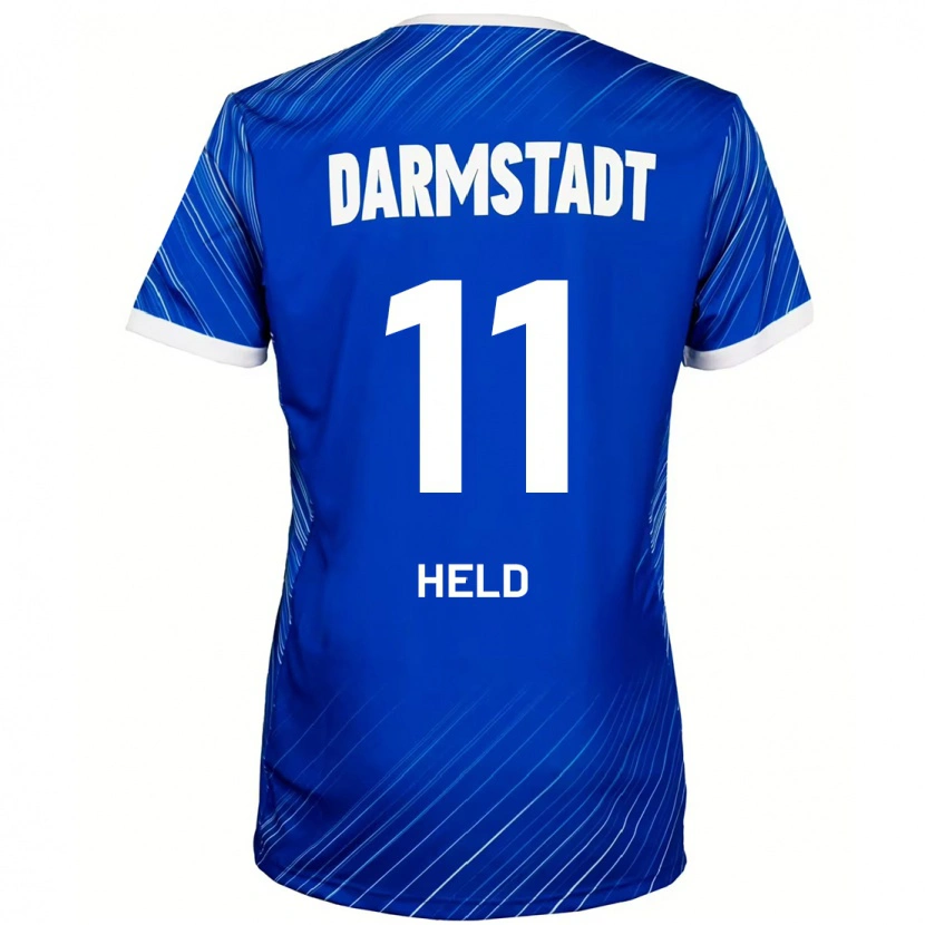 Danxen Dětské Henry Held #11 Modrá Bílá Domů Hráčské Dresy 2024/25 Dres