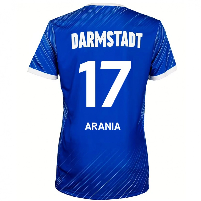 Danxen Dětské Asaf Arania #17 Modrá Bílá Domů Hráčské Dresy 2024/25 Dres