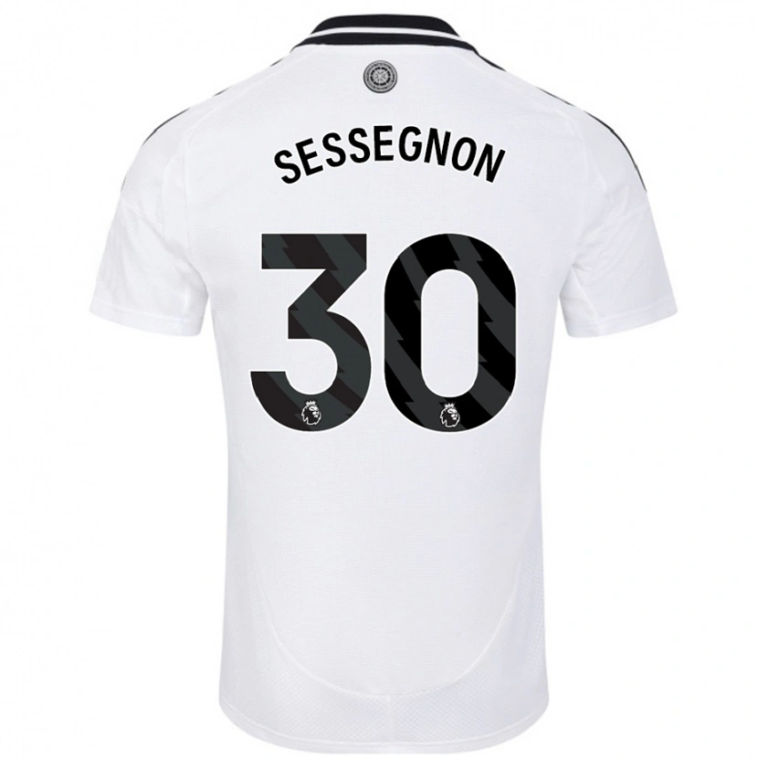 Danxen Dětské Ryan Sessegnon #30 Bílý Domů Hráčské Dresy 2024/25 Dres