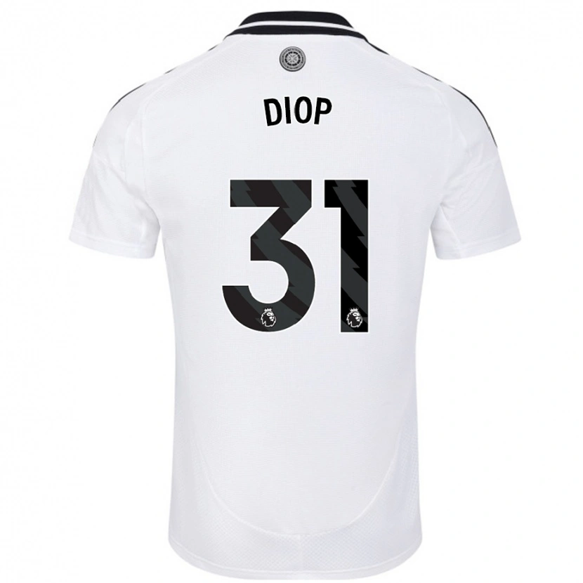 Danxen Dětské Issa Diop #31 Bílý Domů Hráčské Dresy 2024/25 Dres