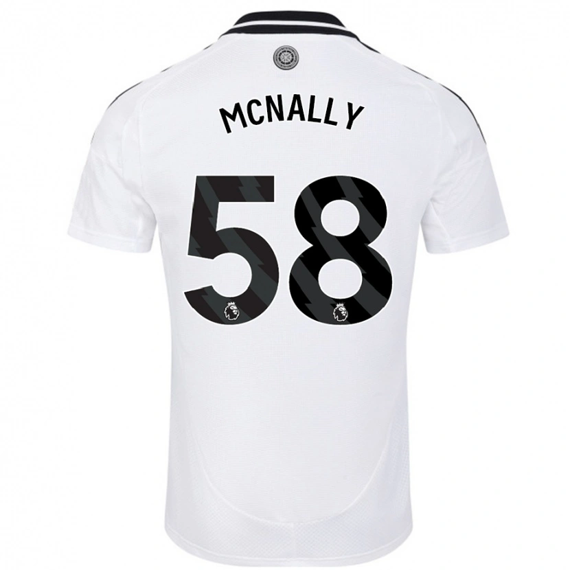 Danxen Dětské Alfie Mcnally #58 Bílý Domů Hráčské Dresy 2024/25 Dres