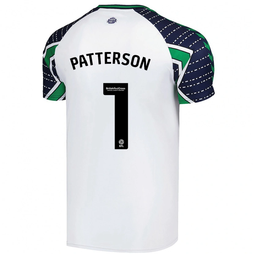 Danxen Dětské Anthony Patterson #1 Bílý Daleko Hráčské Dresy 2024/25 Dres