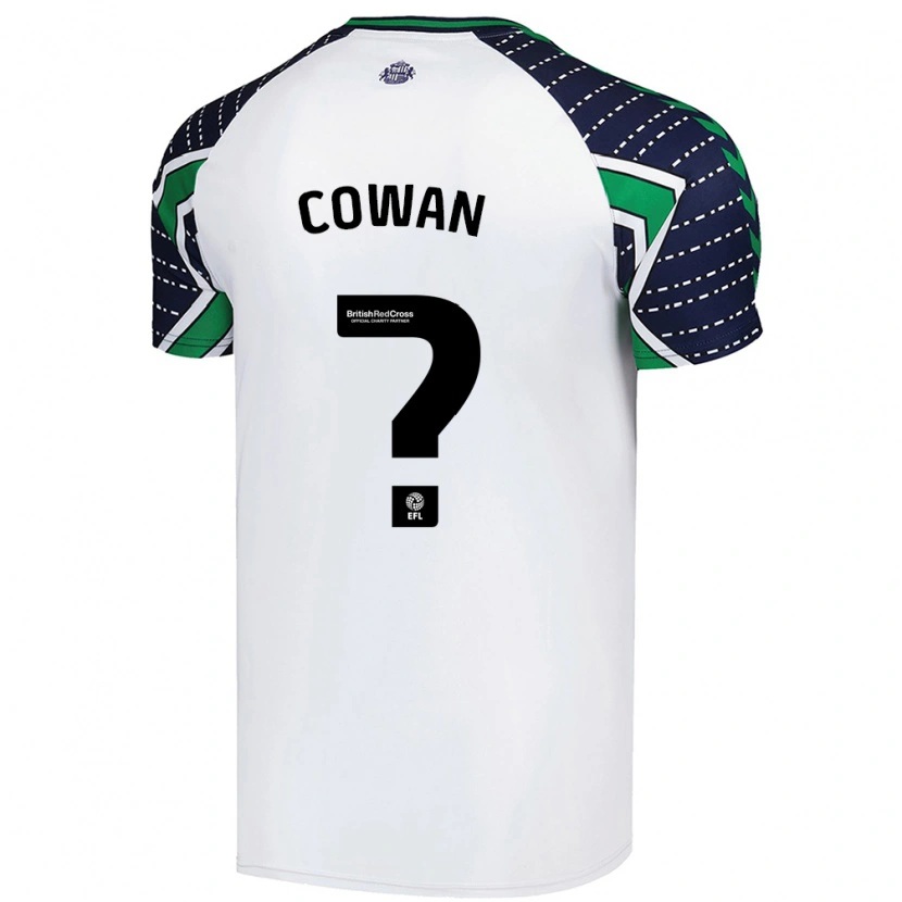 Danxen Dětské Joe Cowan #0 Bílý Daleko Hráčské Dresy 2024/25 Dres